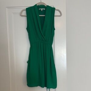 Collective Concepts Vibrant Green Mini Dress - XS